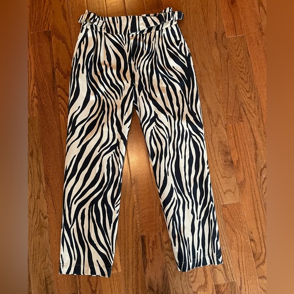 Sezane Pantalon Francky Zebre fr40 - Picture 3 of 11